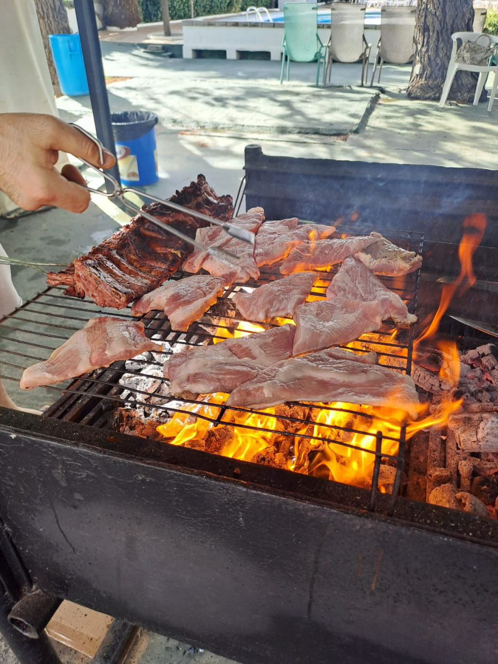 Barbecue and Children Playground Area