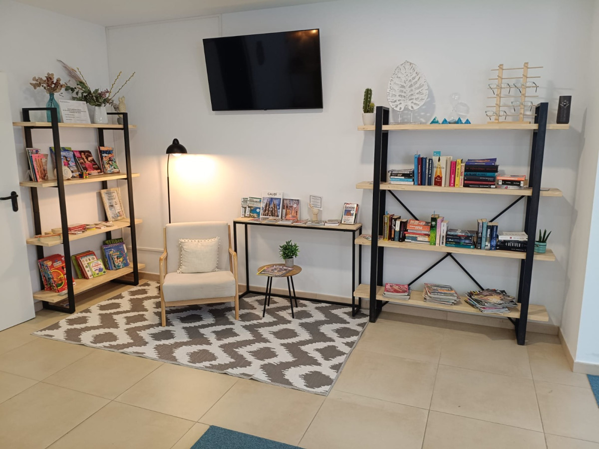 Zona de librería y juegos GRATUITOS